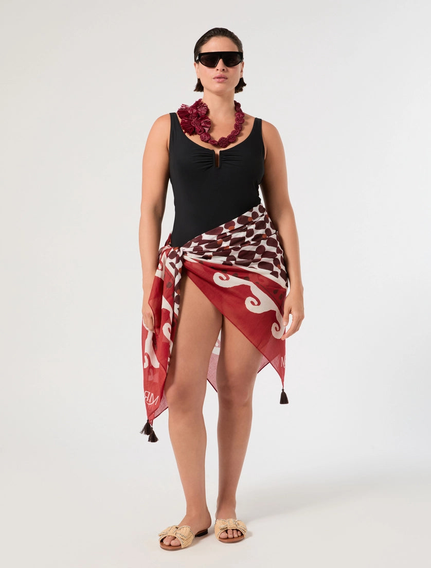marina rinaldi Ring-detail swimsuit