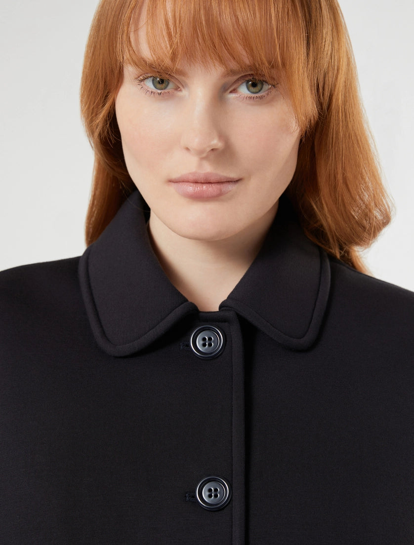marina rinaldi double-faced jersey heavy jacket for woman