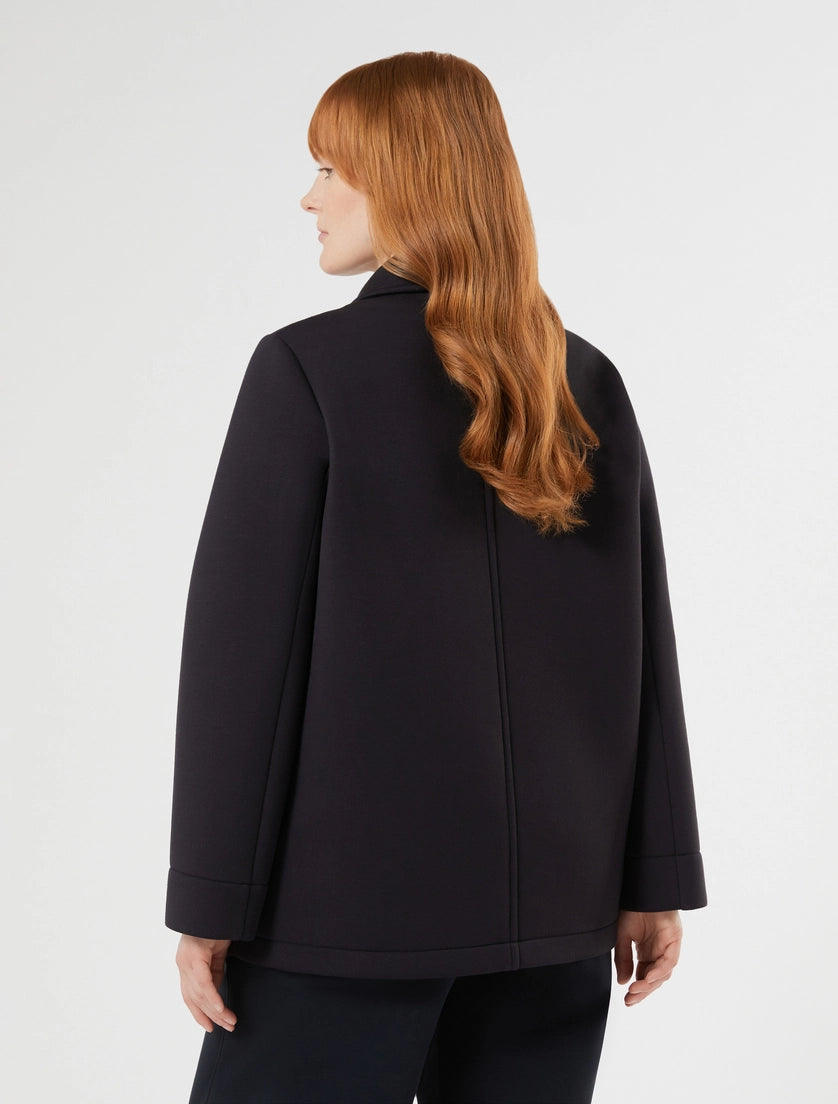 marina rinaldi double-faced jersey heavy jacket for woman