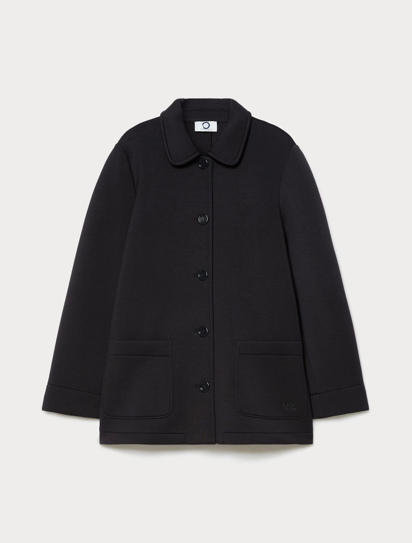 marina rinaldi double-faced jersey heavy jacket for woman