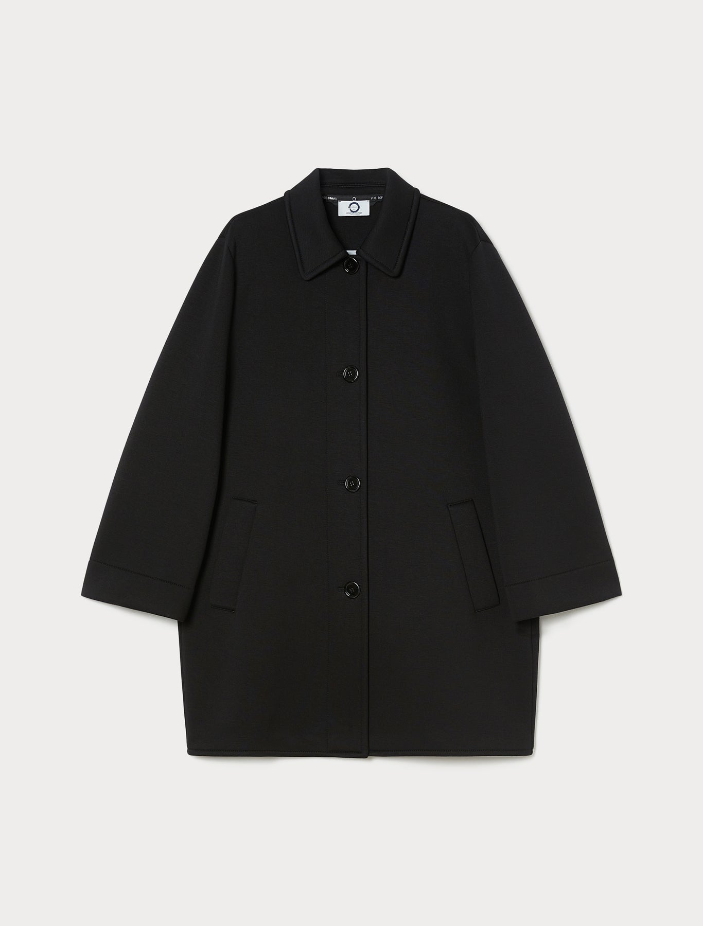 Scuba jersey duster coat
