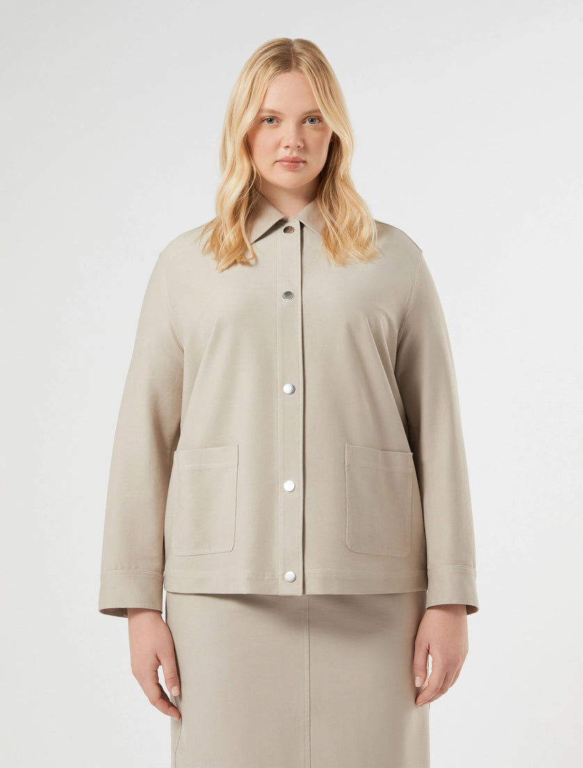 marina rinaldi jersey jacket for woman