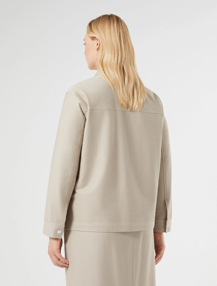 marina rinaldi jersey jacket for woman
