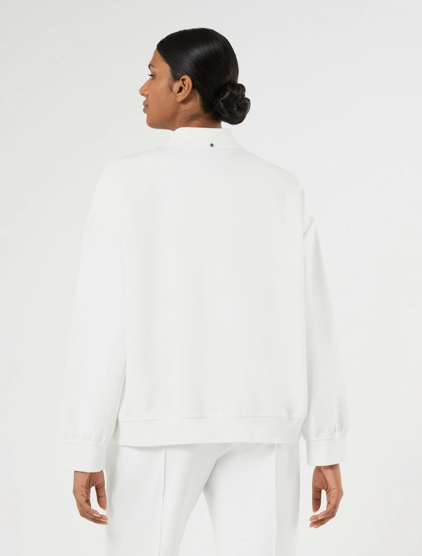 marina rinaldi double-faced jersey jacket for woman