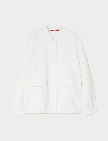 marina rinaldi double-faced jersey jacket for woman
