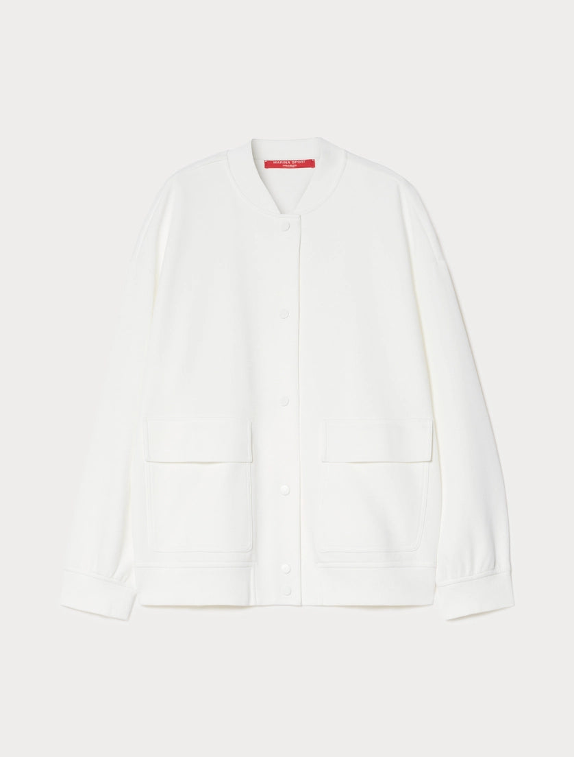 marina rinaldi double-faced jersey jacket for woman