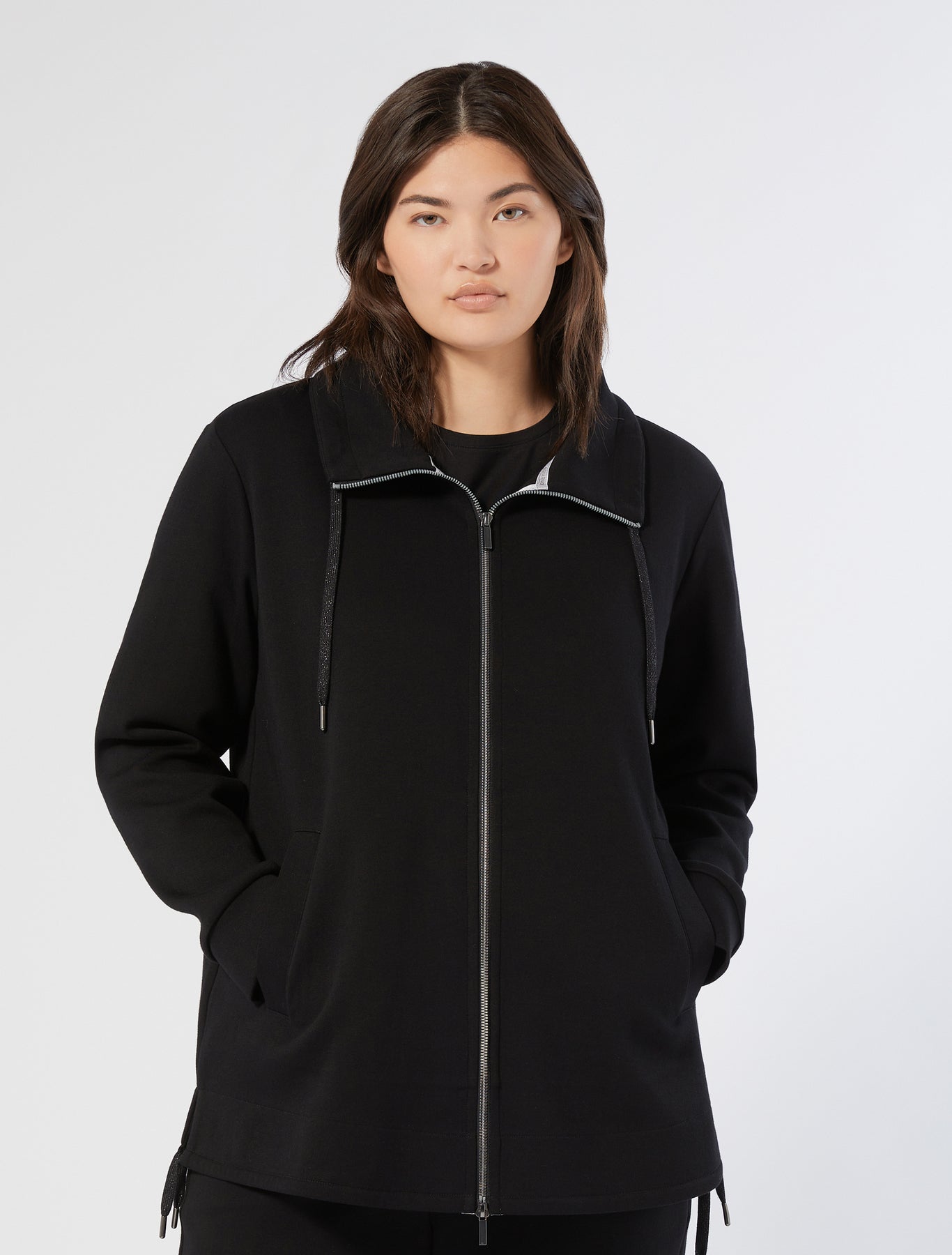 Cotton double-fabric sweatshirt