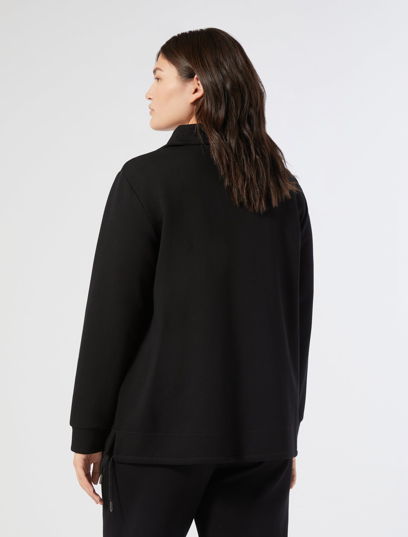 Cotton double-fabric sweatshirt