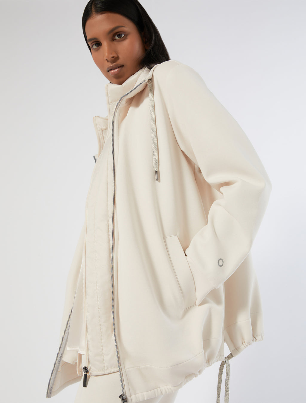 Cotton double-fabric sweatshirt