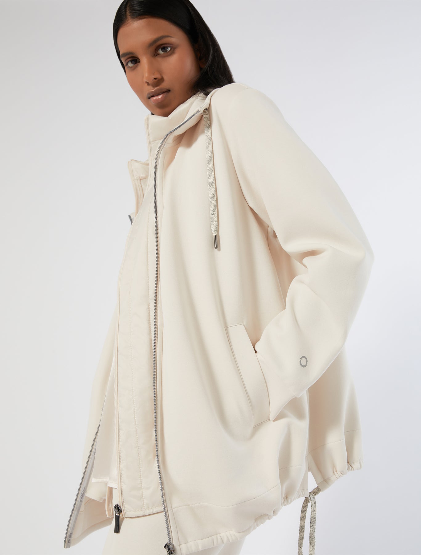 Cotton double-fabric sweatshirt