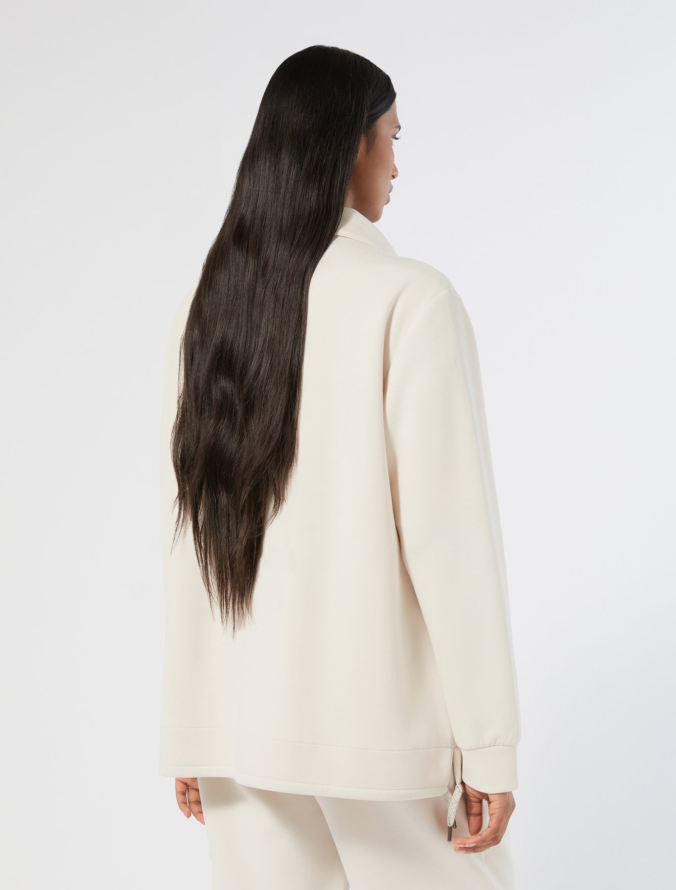 Cotton double-fabric sweatshirt