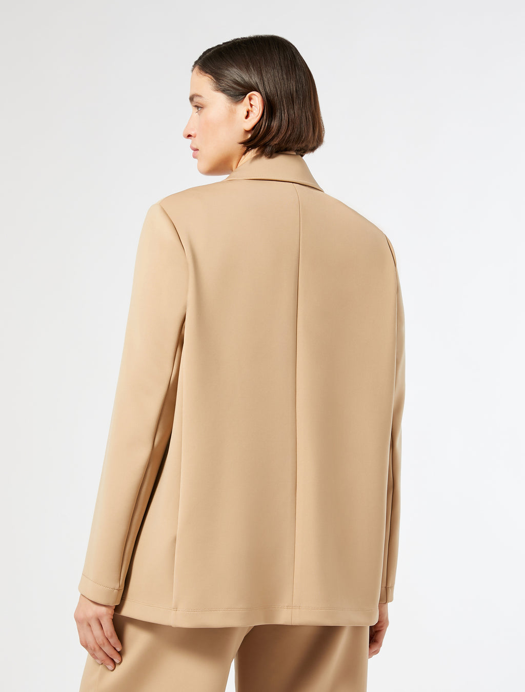 Stretch technical jersey jacket