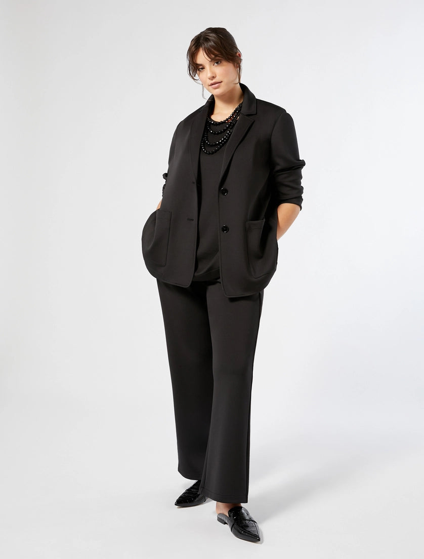 Stretch technical jersey jacket