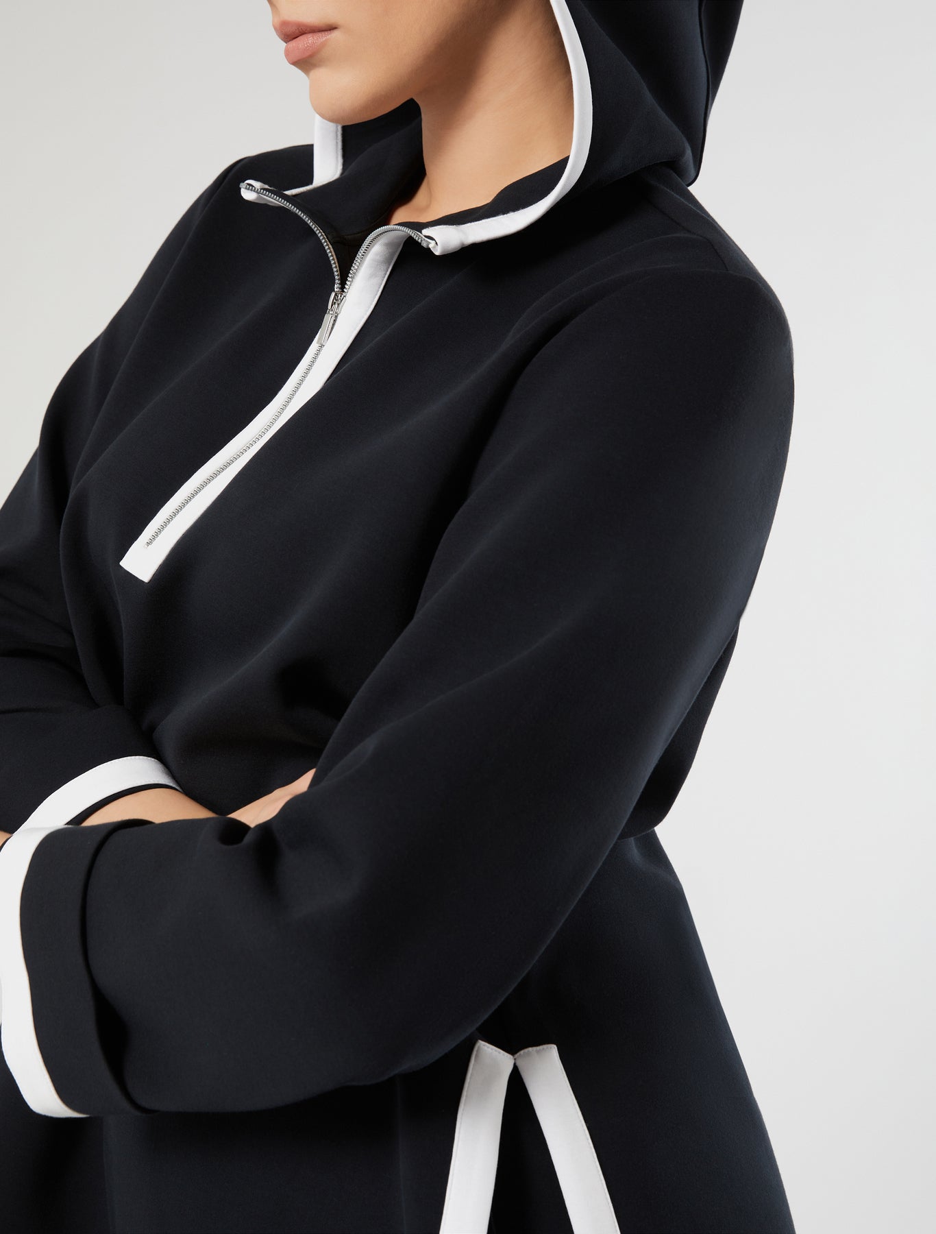 marina rinaldi double-faced jersey sweatshirt for woman