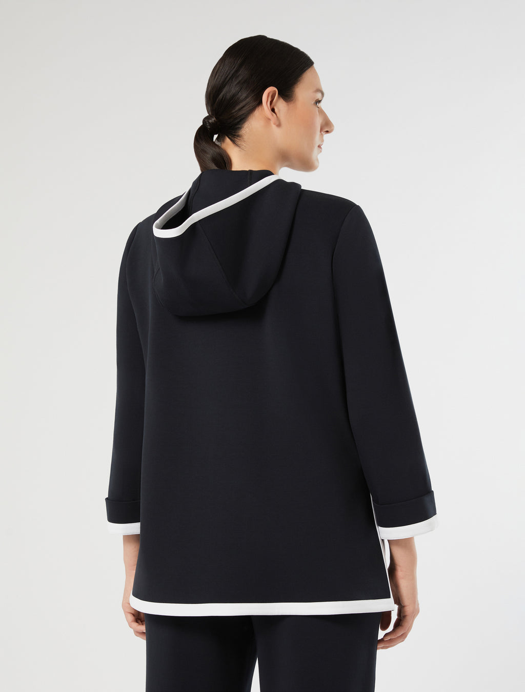 marina rinaldi double-faced jersey sweatshirt for woman