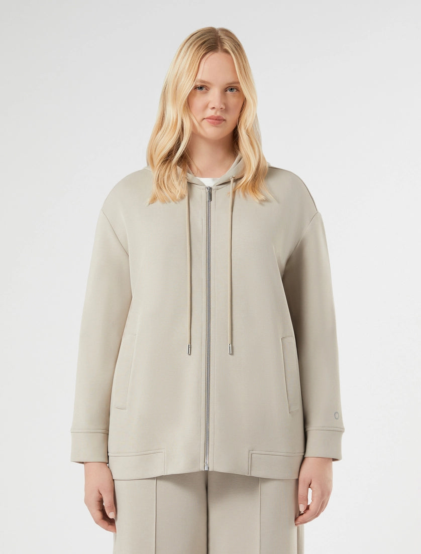 marina rinaldi double-faced jersey jacket for woman