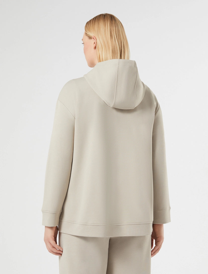marina rinaldi double-faced jersey jacket for woman