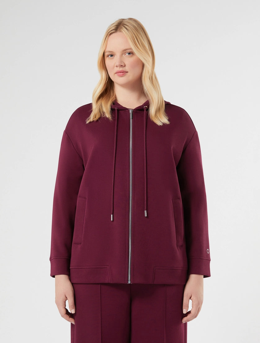 marina rinaldi double-faced jersey jacket for woman