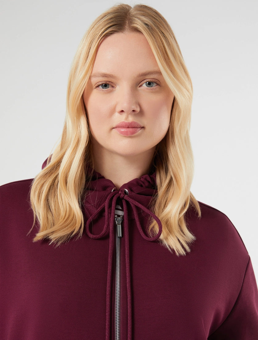 marina rinaldi double-faced jersey jacket for woman