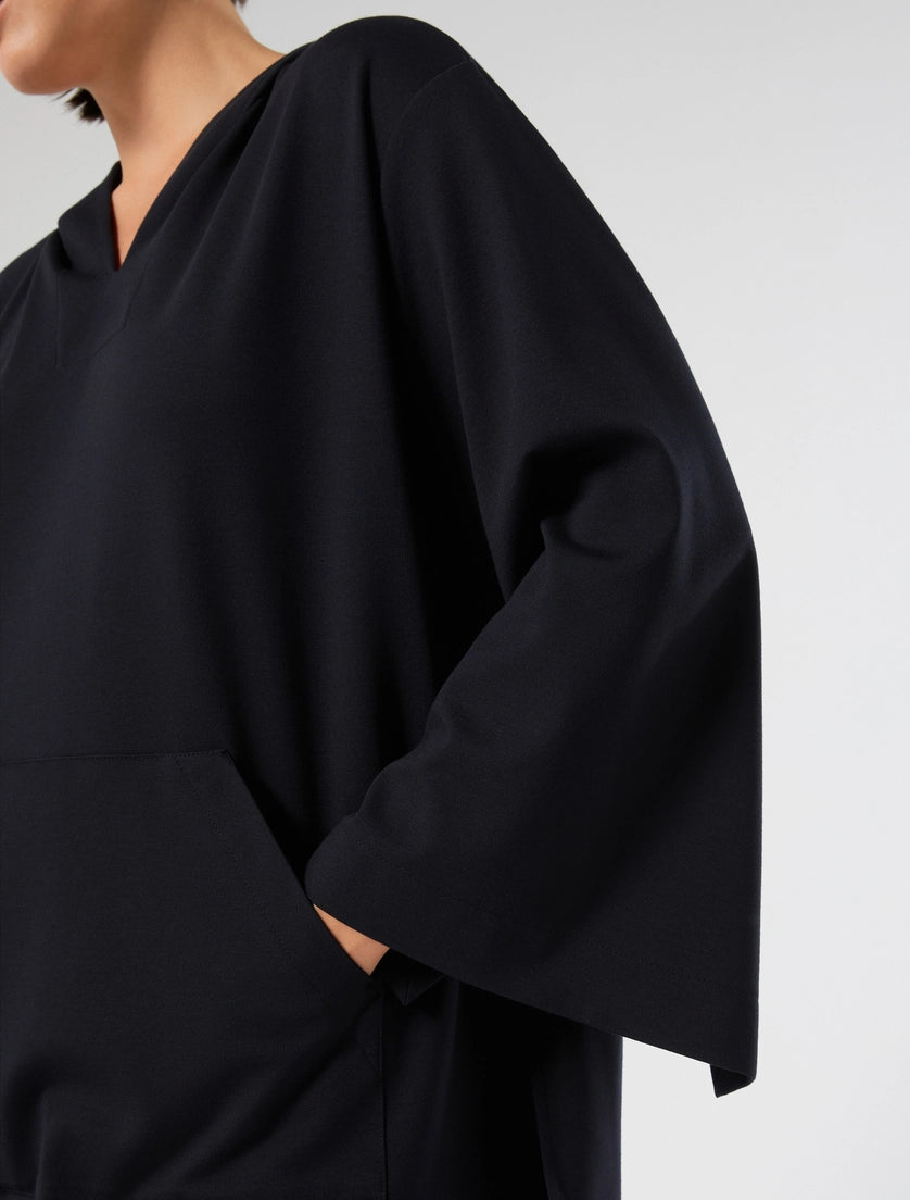 Milano-knit stretch sweatshirt