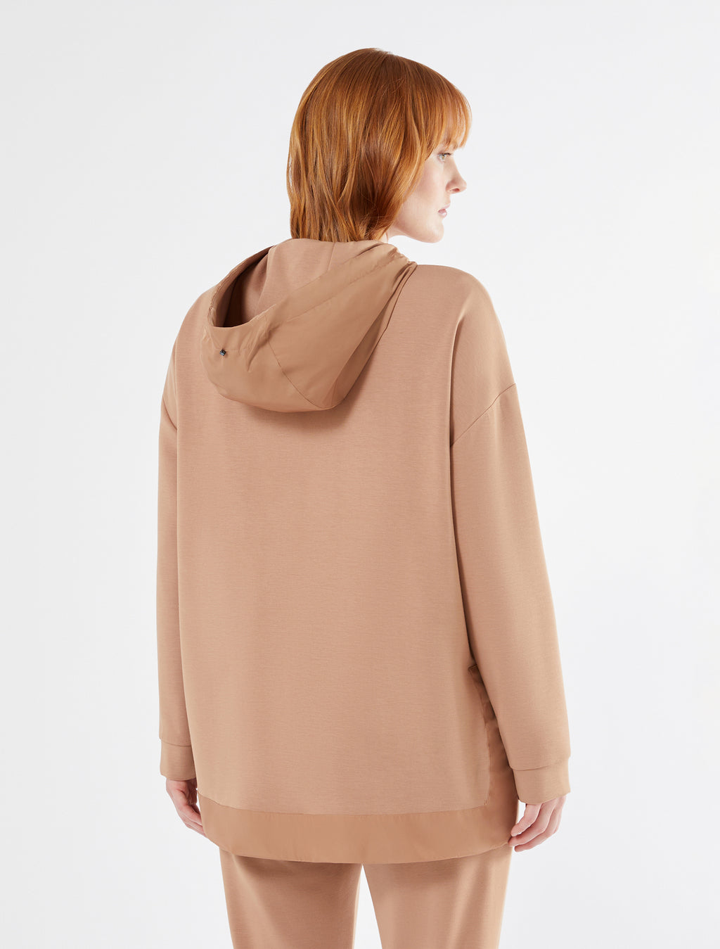 Insert-detail jersey jacket