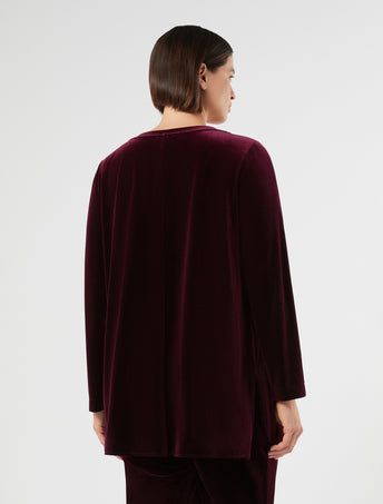 Translation missing: en.marina rinaldi velvet jersey tunic for woman