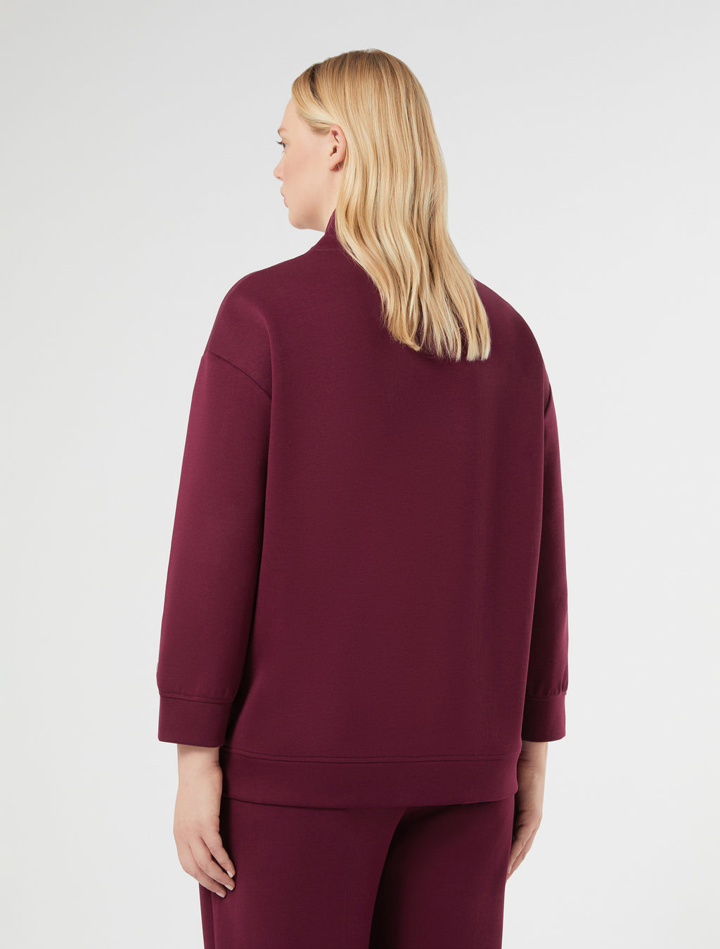 Double-faced jersey sweatshirt