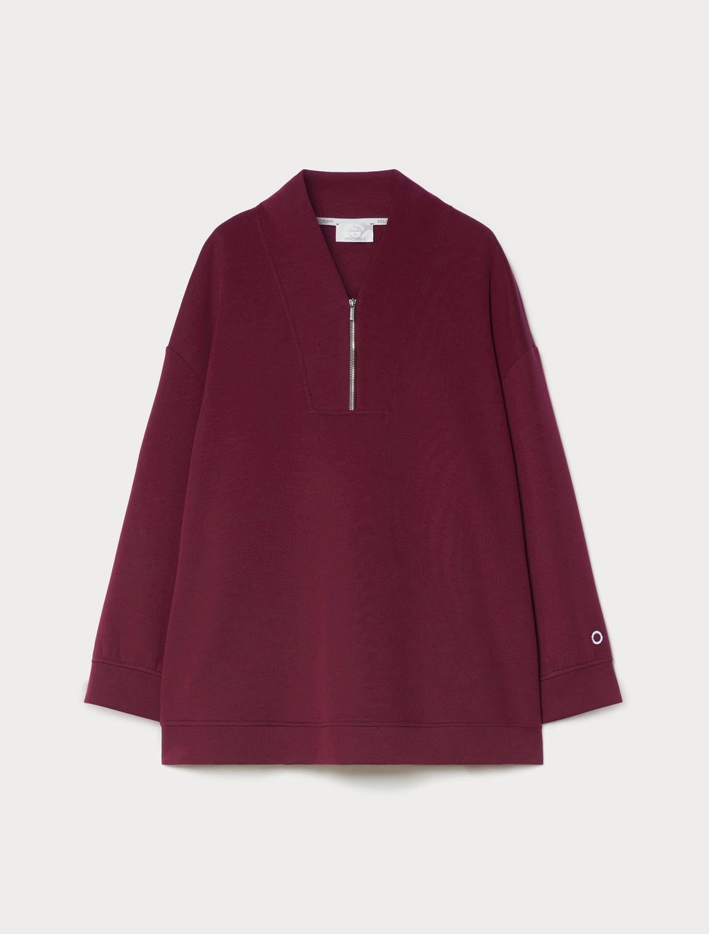 Double-faced jersey sweatshirt