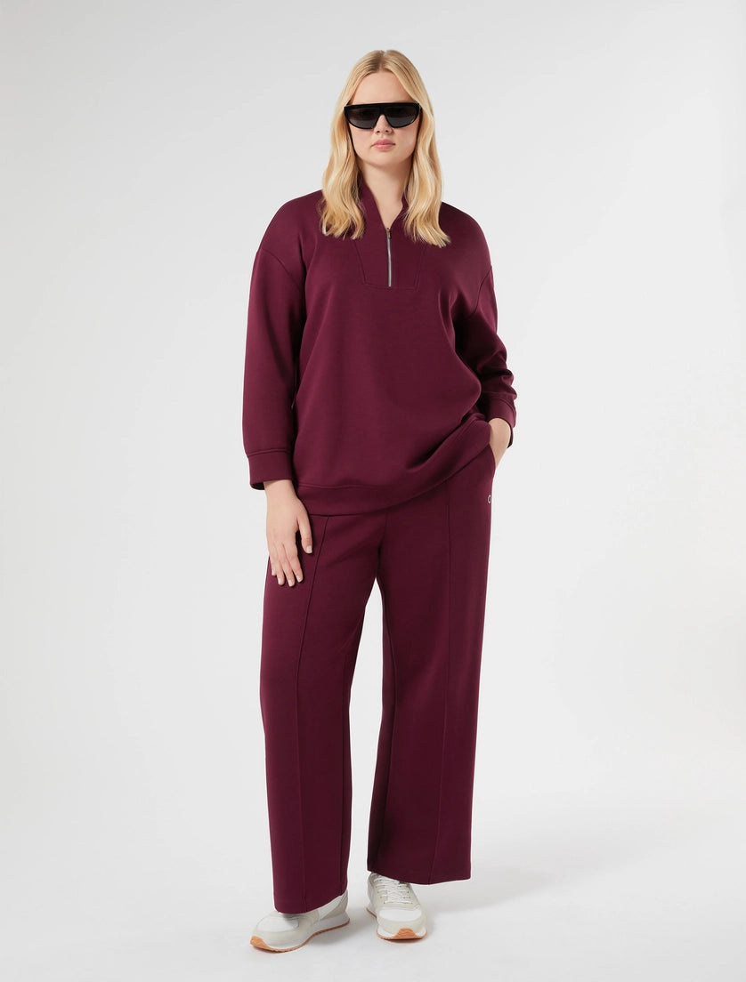 Double-faced jersey sweatshirt