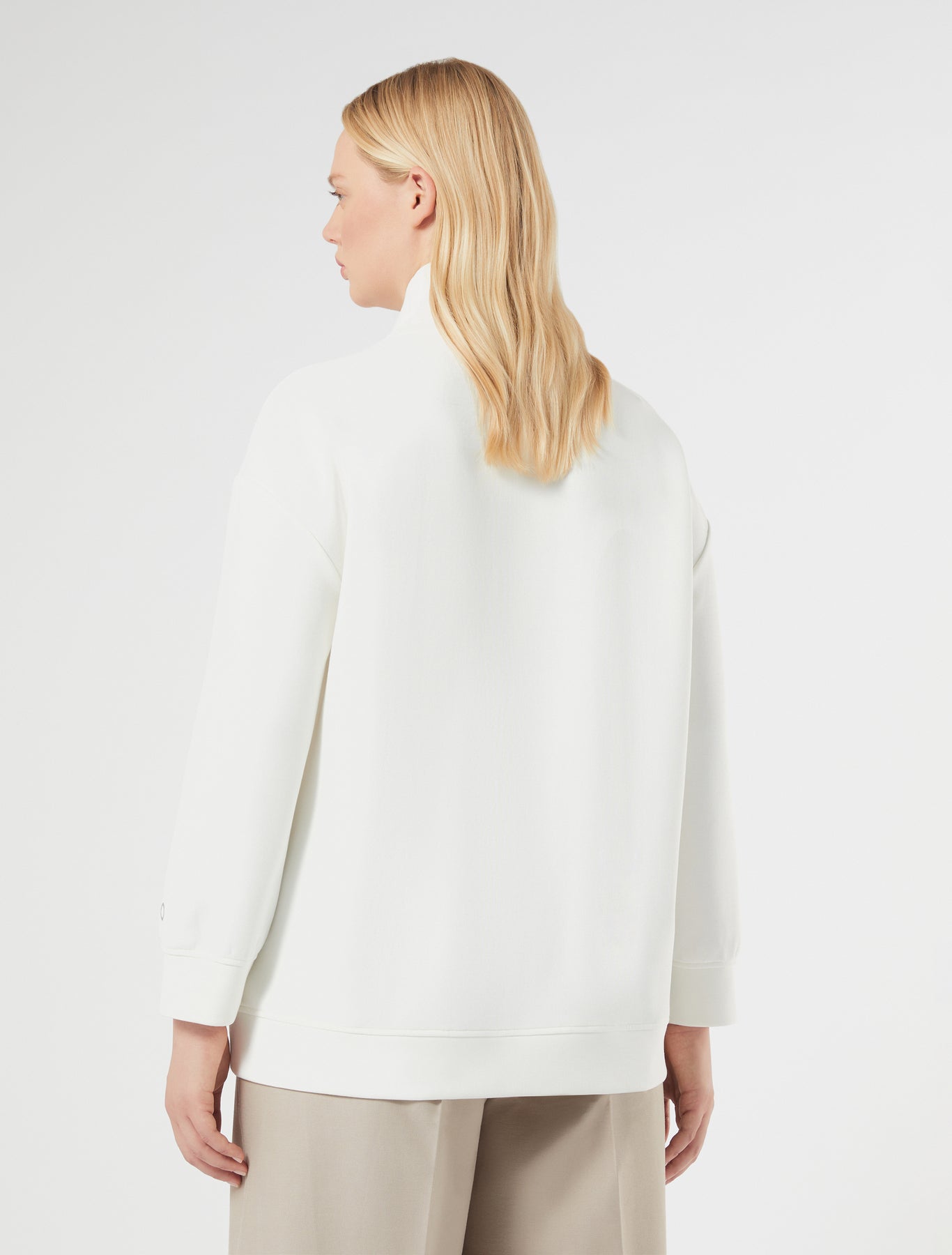 marina rinaldi double-faced jersey sweatshirt for woman
