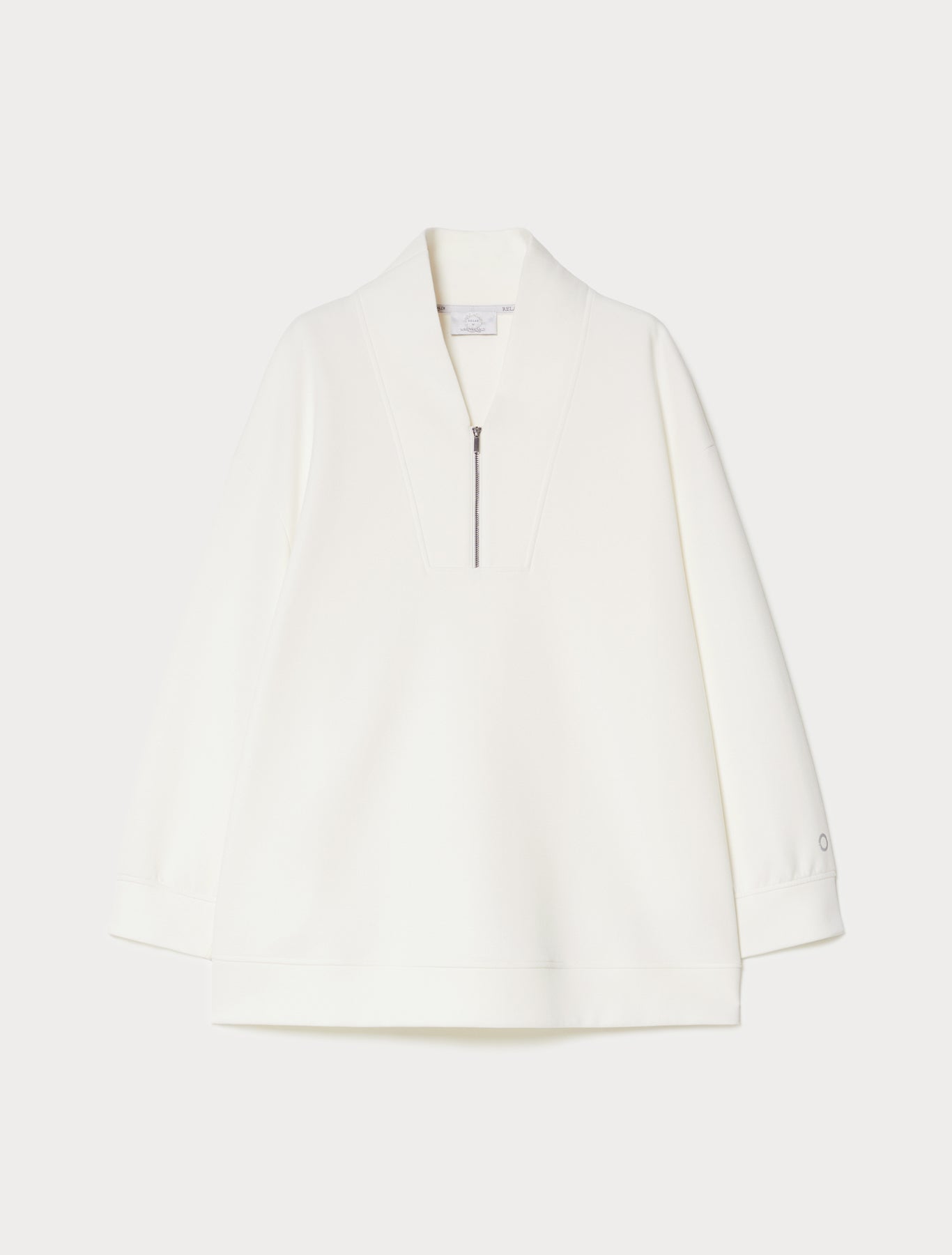 marina rinaldi double-faced jersey sweatshirt for woman