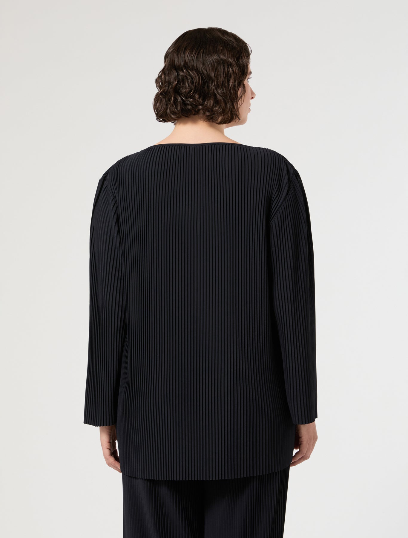 Marina Rinaldi pleated jersey tunic for woman