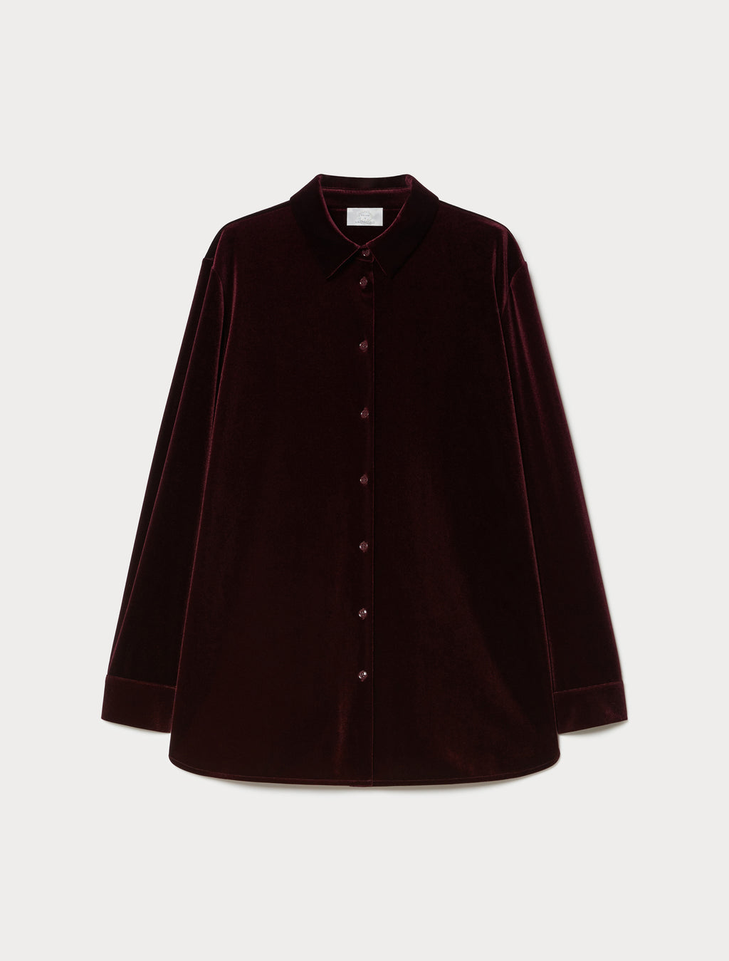 Velvet jersey shirt
