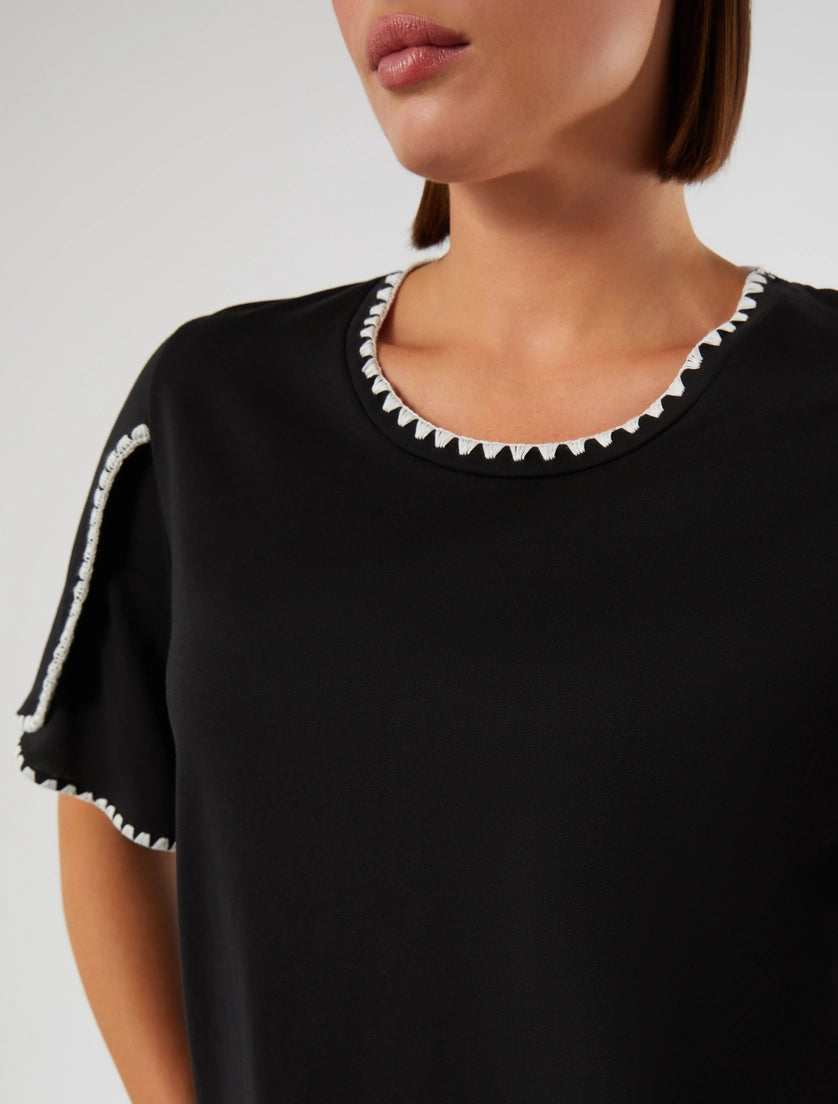 marina rinaldi cotton jersey t-shirt for woman
