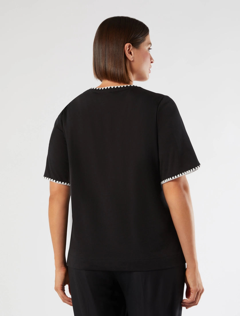 marina rinaldi cotton jersey t-shirt for woman
