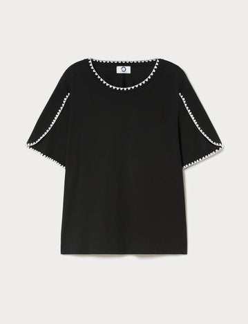marina rinaldi cotton jersey t-shirt for woman