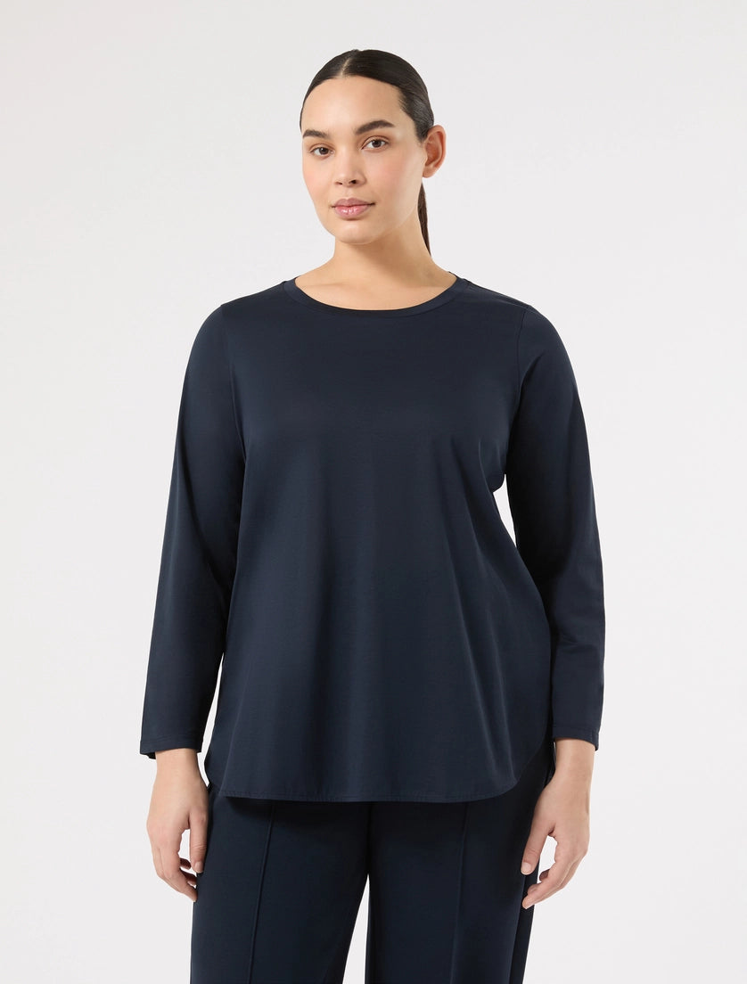 marina rinaldi cotton jersey t-shirt for woman
