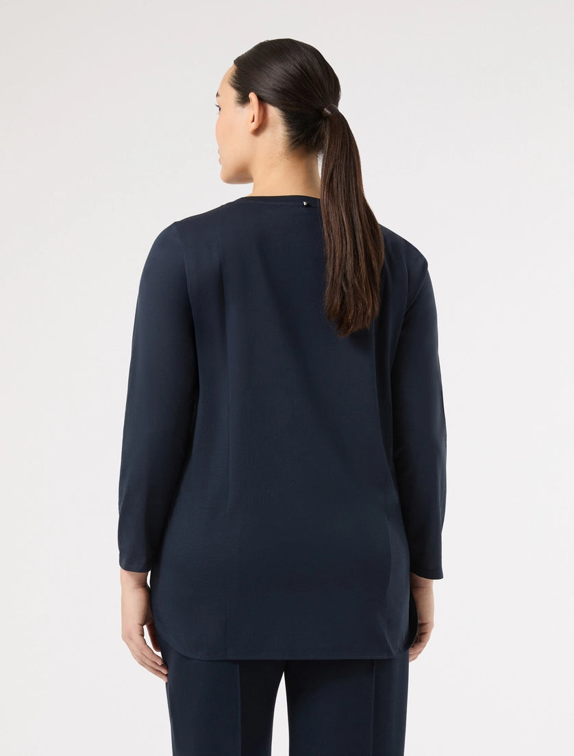 marina rinaldi cotton jersey t-shirt for woman