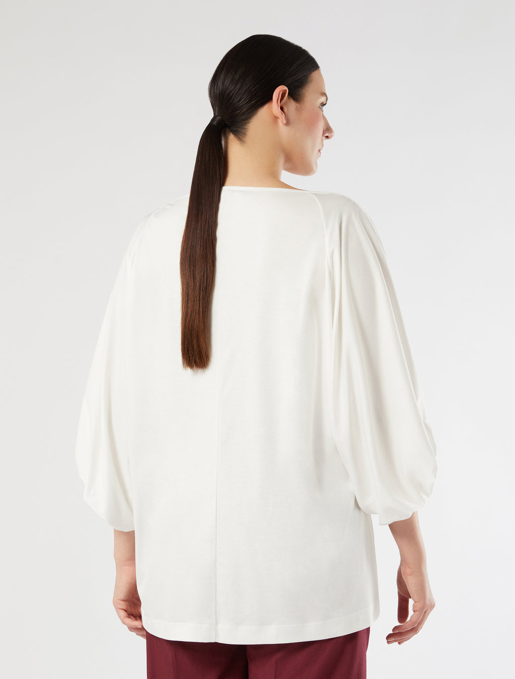 marina rinaldi embroidered jersey t-shirt for woman