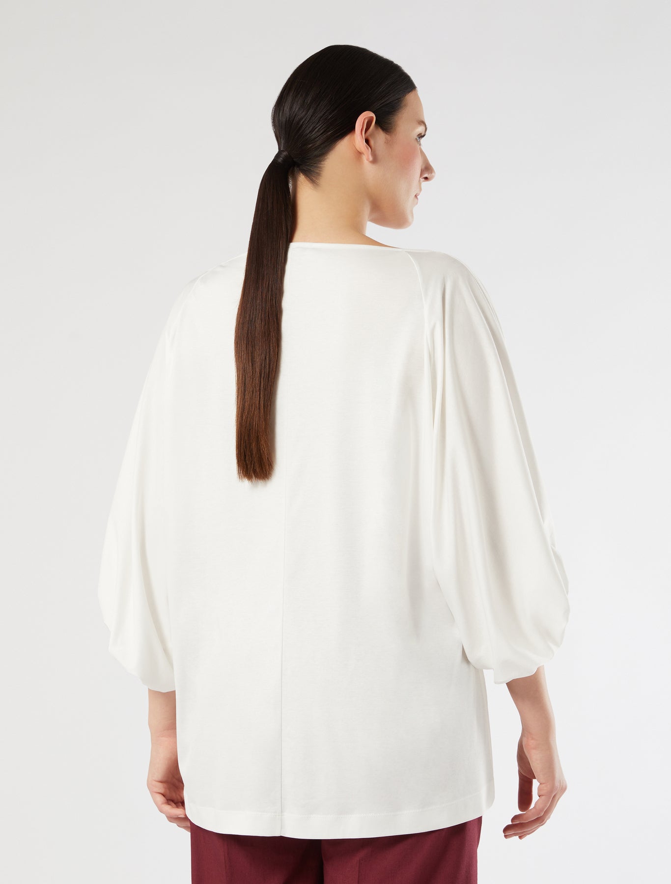marina rinaldi embroidered jersey t-shirt for woman