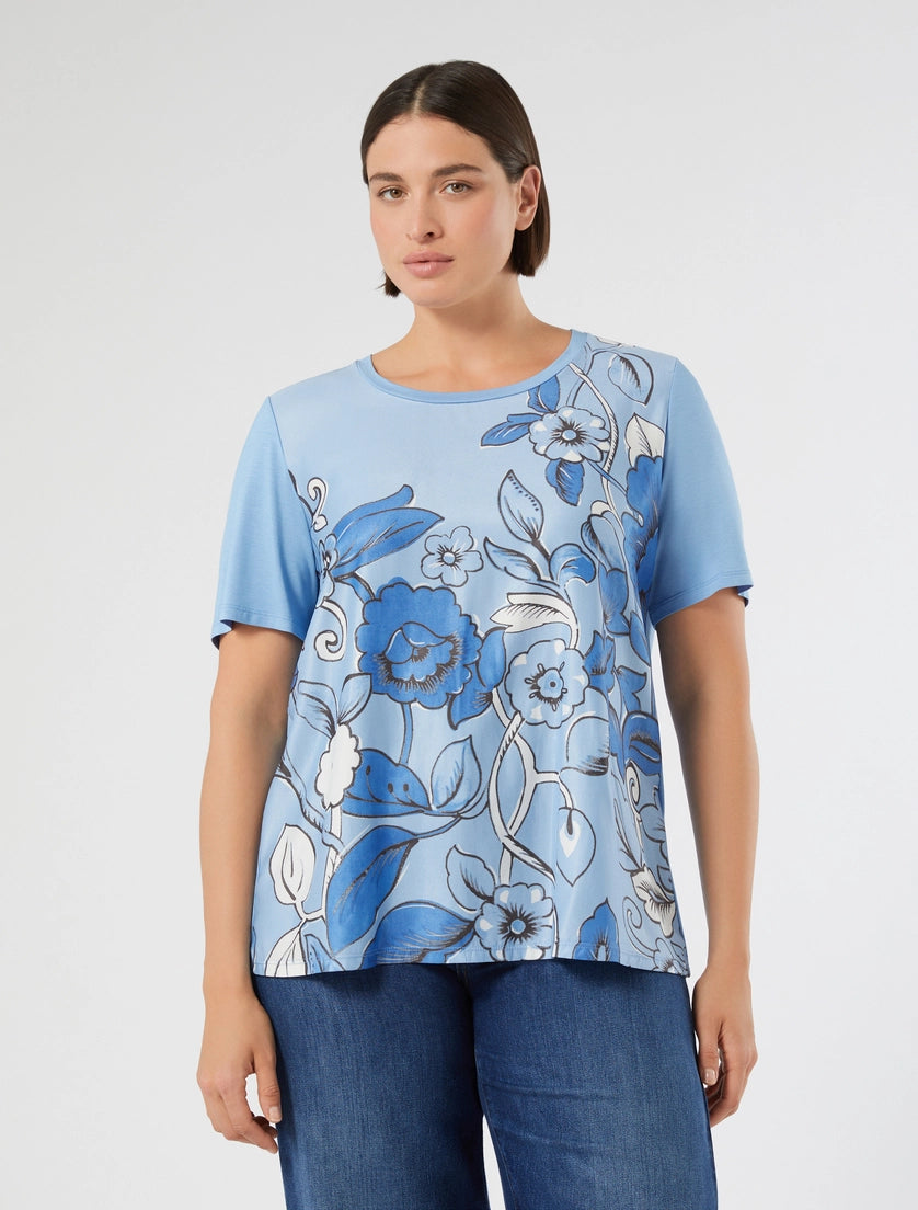 marina rinaldi viscose jersey t-shirt for woman