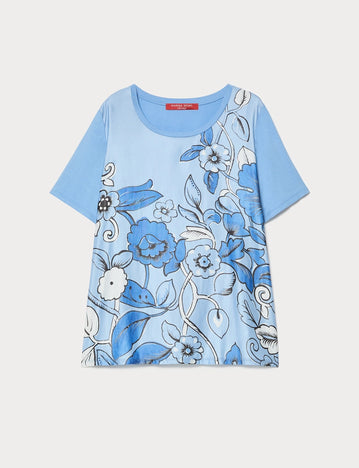 marina rinaldi viscose jersey t-shirt for woman