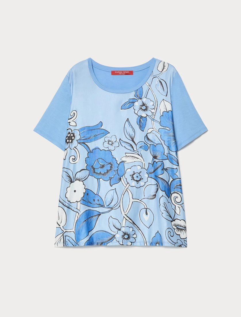 marina rinaldi viscose jersey t-shirt for woman