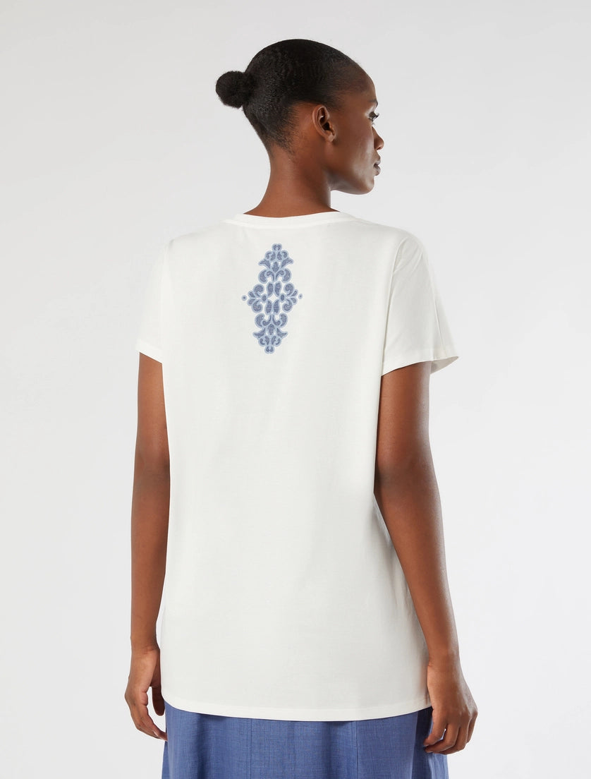 marina rinaldi cotton jersey t-shirt for woman