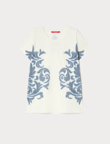 marina rinaldi cotton jersey t-shirt for woman