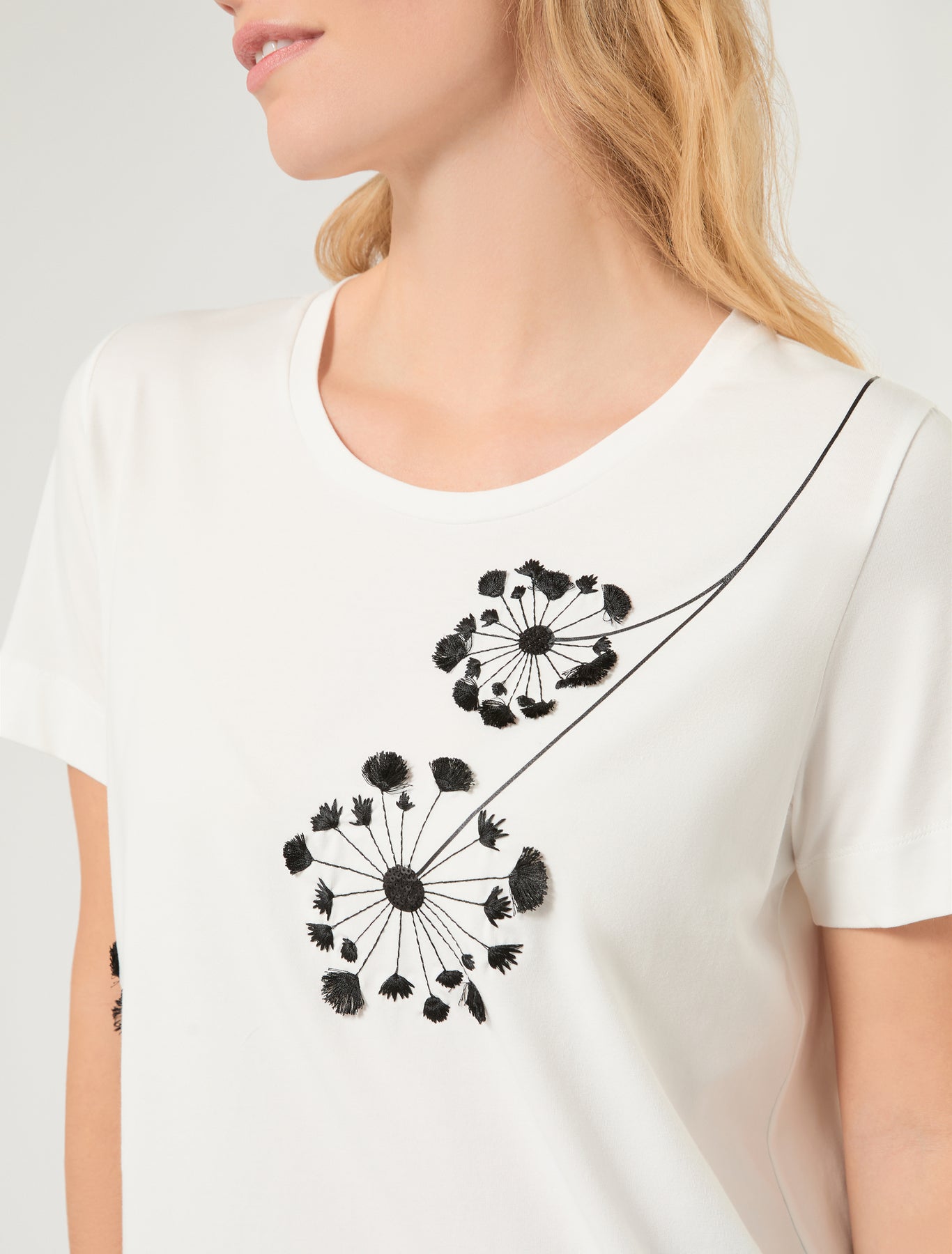 Marina Rinaldi printed jersey t-shirt for woman