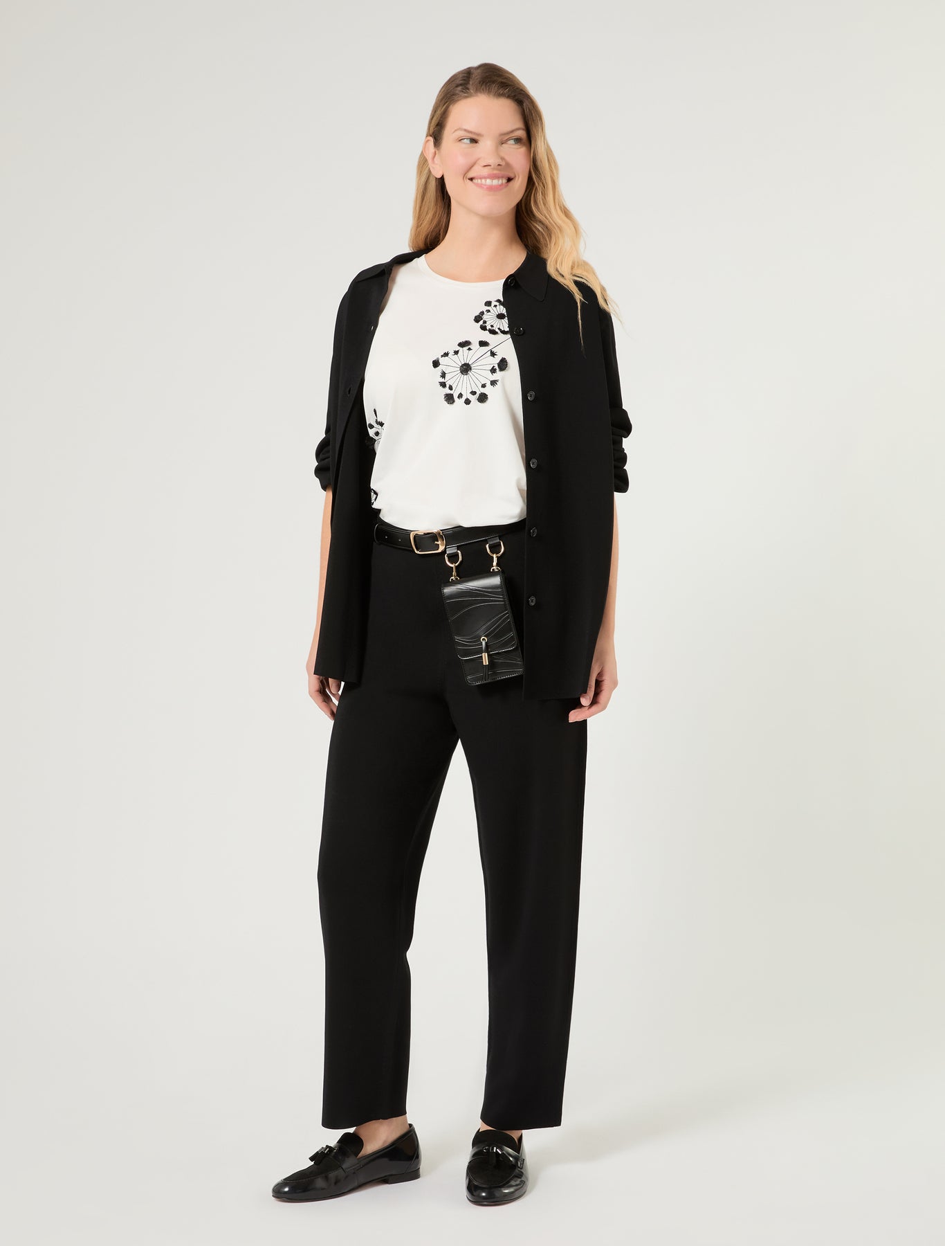 Marina Rinaldi printed jersey t-shirt for woman