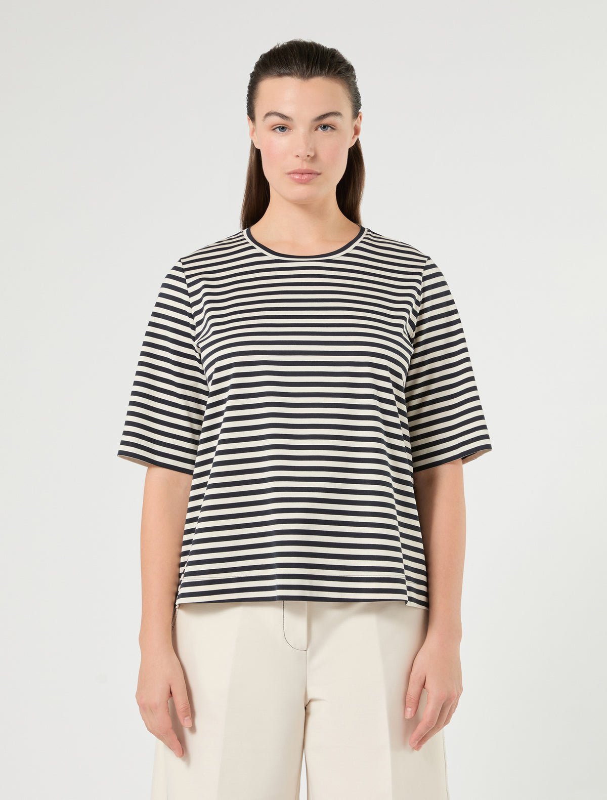 Marina Rinaldi cotton jersey t-shirt for woman
