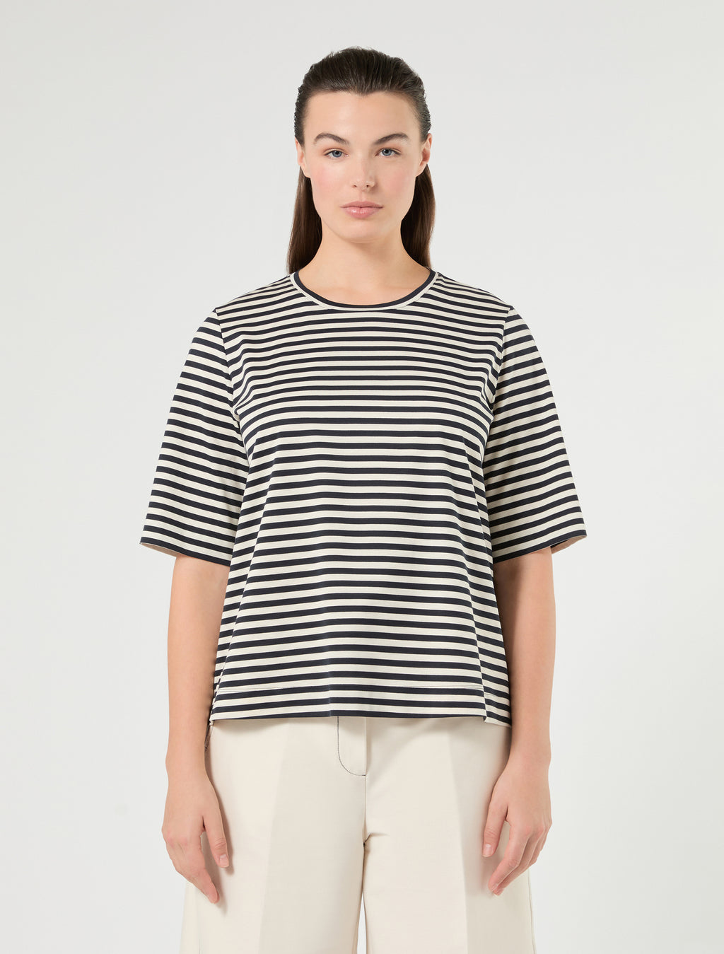 Marina Rinaldi cotton jersey t-shirt for woman