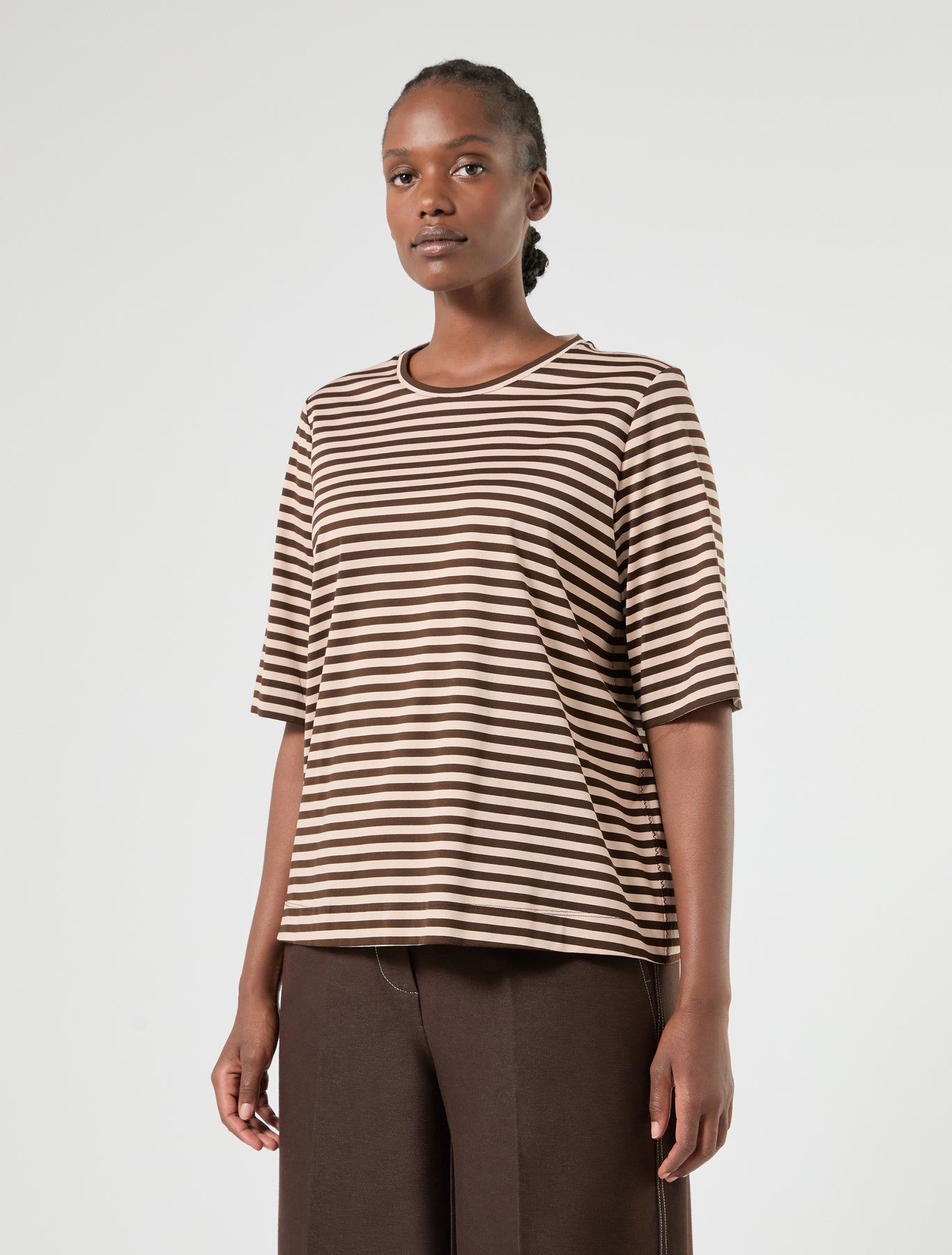 Marina Rinaldi cotton jersey t-shirt for woman